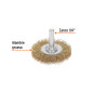 Escobilla Carda circular 2" alambre grueso para taladro TRUPER 11569