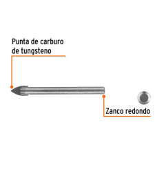 Broca para vidrio y azulejo de 5/16"  Truper 11703
