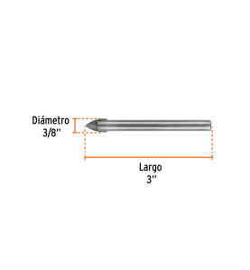 Broca para vidrio y azulejo de 3/8"  Truper 11704