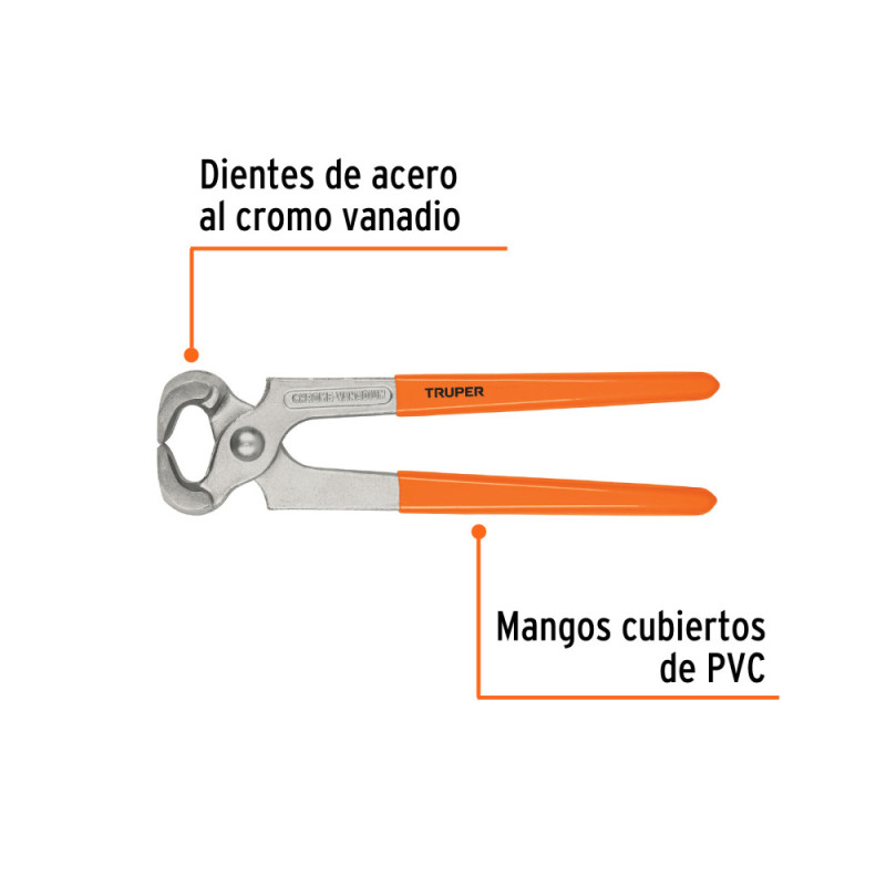 Tenaza para carpintero 8" 17380 TRUPER