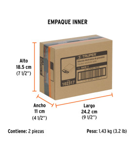 Báscula electrónica de precisión 3 kg   recargable 102317 TRUPER