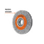 Escobilla Carda alambre ondulado 6" x 13/16" para esmeril 11523 TRUPER