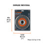 Escobilla Carda alambre ondulado 6" x 13/16" para esmeril 11523 TRUPER