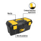 Caja para herramienta de 19" con compartimentos 20604 PRETUL
