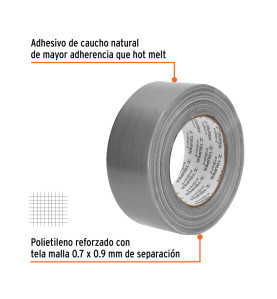 Cinta duct tape 30m x 48mm 0.27mm  Expert 10933 TRUPER