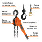 TECLE RATCHE polipasto de palanca 1-1/2 1.5 TON 16842 TRUPER TECLE RATCHE polipasto de palanca 1-1/2 1.5 TON 16842 TRUPER