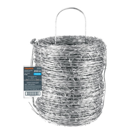 ALAMBRE DE PUAS CALIBRE 17.5 X 200 MTS TRUPER 103403