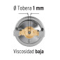 PISTOLA DE GRAVEDAD COMPACTA HVLP vaso plástico 11097 TRUPER PISTOLA DE GRAVEDAD COMPACTA HVLP vaso plástico 11097 TRUPER