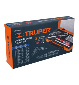 JUEGO DADOS 1/4 X 20 PZ 13981 TRUPER