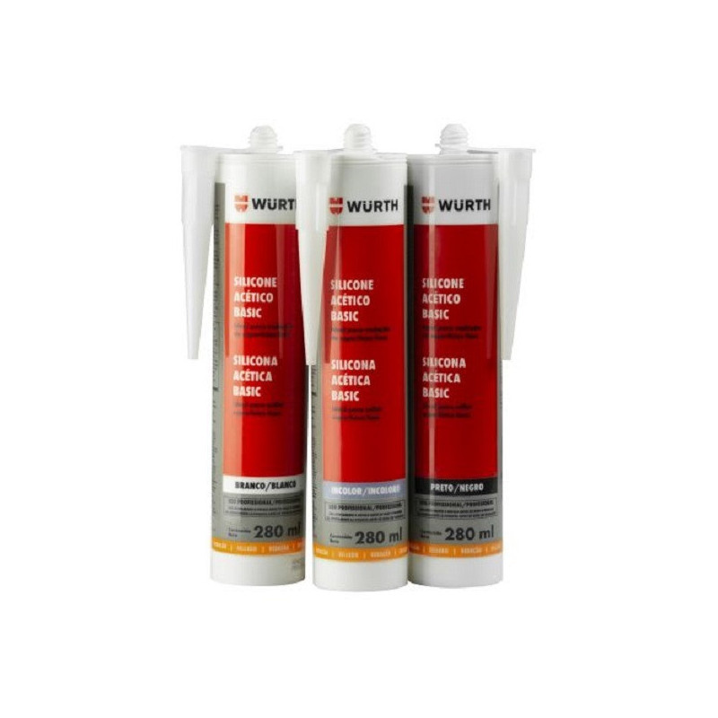 SILICONA ACETICA 280 ML WURTH