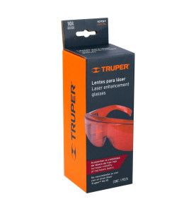 Lentes de seguridad para láser rojo 10757 Truper