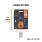 Llavero Multiherramienta 6 funciones con LED Truper 13336